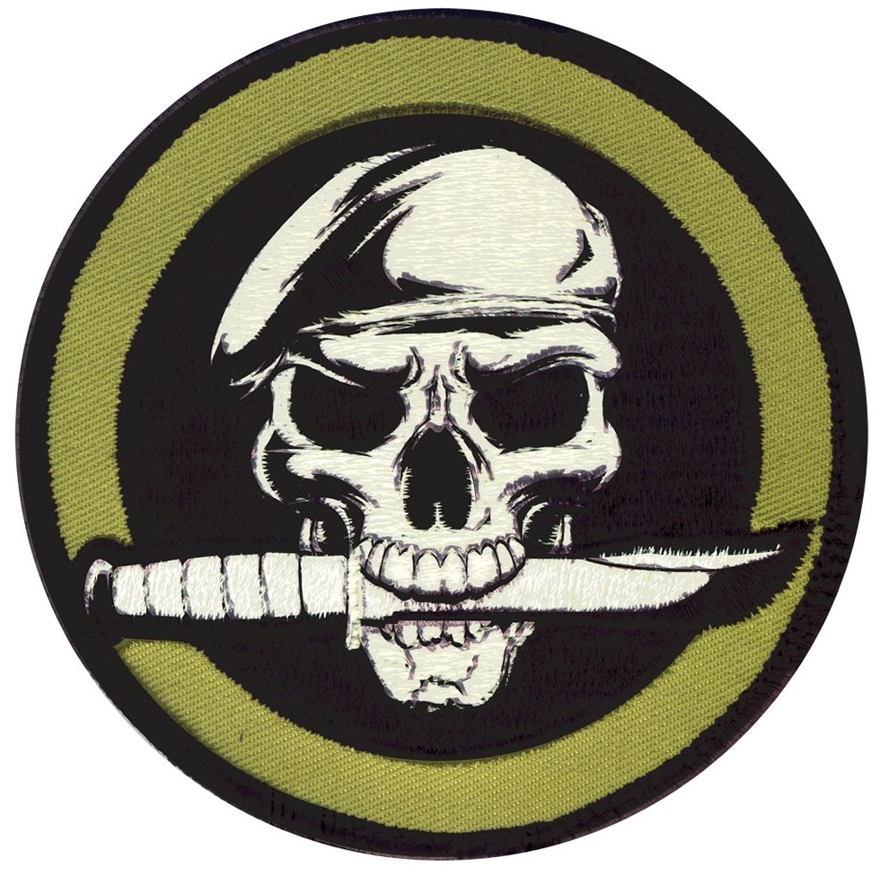 Skull and Knife Morale patch