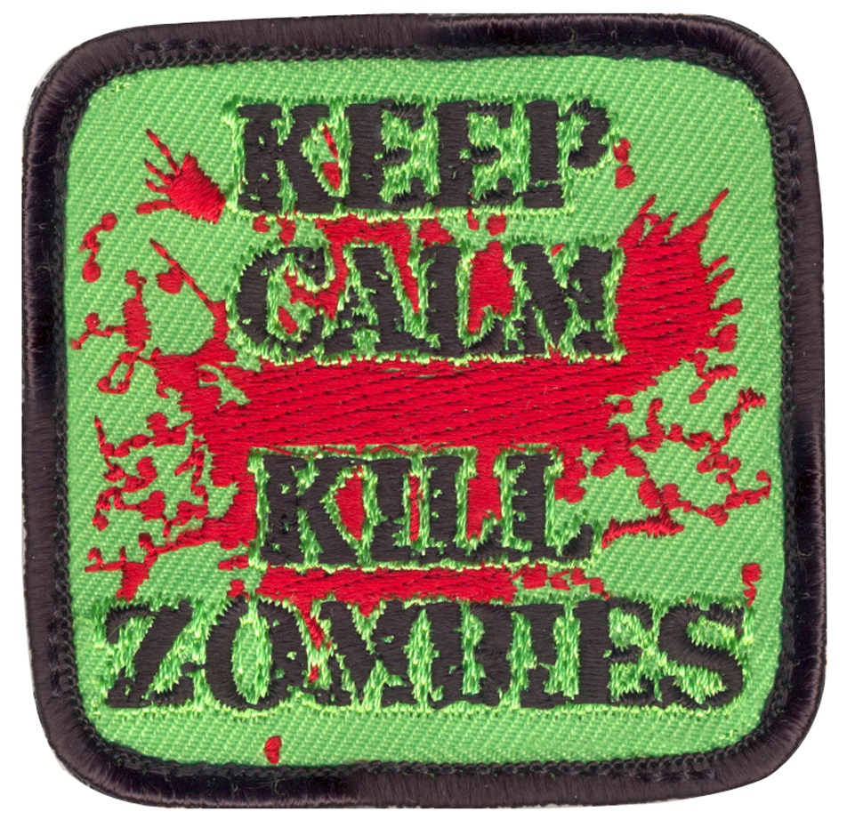 Keep Calm Kill Zombies Morale patch